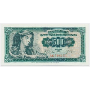 Yugoslavia. 500 Dinara 1963
