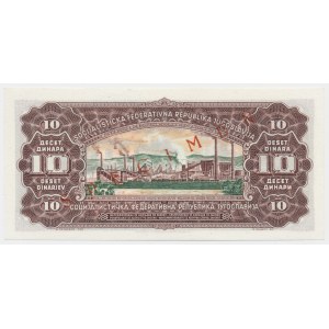 Yugoslavia. 10 Dinara 1965 - SPECIMEN