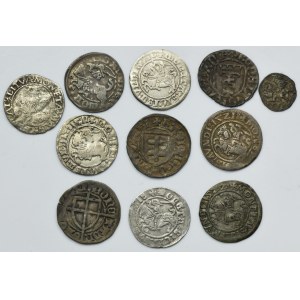 Lot, Poland and Teutonic Order, Denarius, 1/2 groschen and Schilling (11 pcs.)