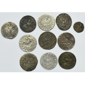 Lot, Poland and Teutonic Order, Denarius, 1/2 groschen and Schilling (11 pcs.)