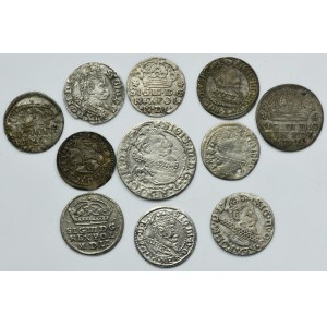 Lot, Sigismund III Vasa, Groschen, 3 Groschen and 6 Groschen (11 pcs.)