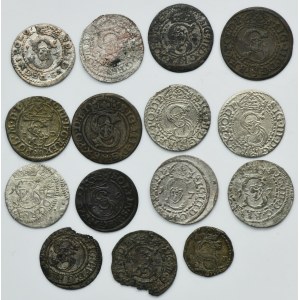 Lot, Sigismund III Vasa, Denarius and Schillings (15 pcs.)
