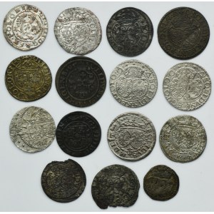 Lot, Sigismund III Vasa, Denarius and Schillings (15 pcs.)