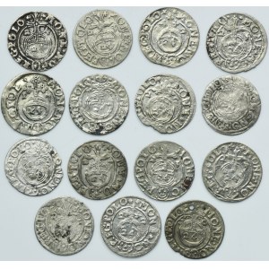 Lot, Sigismund III Vasa, 3 Polker Bromberg (15 pcs.)
