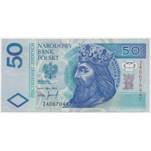 50 złotych 1994 - ZA - seria zastępcza TDLR - RZADKA