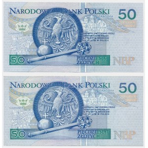 Zestaw, 50 złotych 1994 - CD i BJ - (2 szt.)