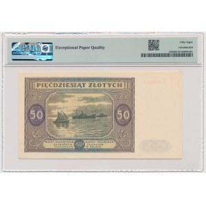 50 złotych 1946 - K - PMG 58 EPQ