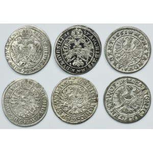 Lot, Silesia, 3 Kreuzer (6 pcs.)