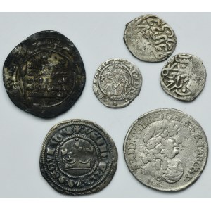 Lot, Europe and Asia, Mixed coins (6 pcs.)