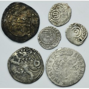 Lot, Europe and Asia, Mixed coins (6 pcs.)