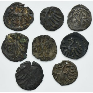 Ensemble, Ladislas III Varna et Casimir IV Jagellon, Deniers (8 pièces)