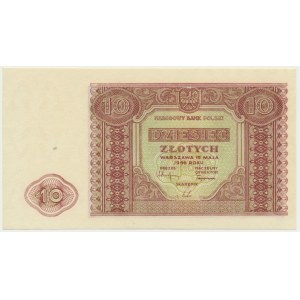 10 złotych 1946 - papier kremowy