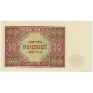 10 złotych 1946 - papier kremowy