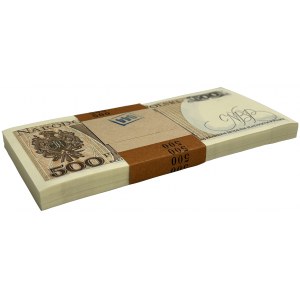 Paczka bankowa 500 złotych 1982 - GG - (100 szt.)