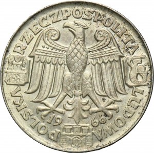 SAMPLE, 100 gold 1966 Mieszko and Dabrowa heads.