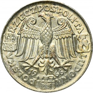PRÓBA, 100 złotych 1966 Mieszko i Dąbrówka głowy