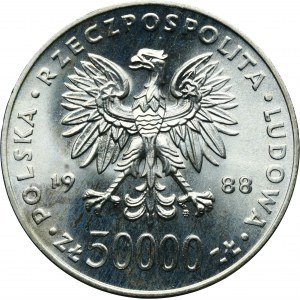 50.000 złotych 1988 Piłsudski