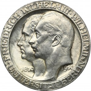 Germany, Kingdom of Prussia, Wilhem II, 3 mark Berlin 1910
