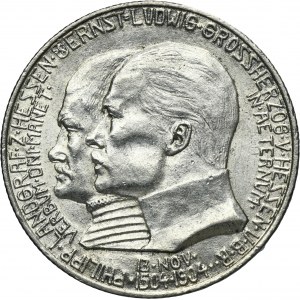 Germany, Hessen-Darmstadt, Ernst Ludwig, 2 Mark Berlin 1904 A
