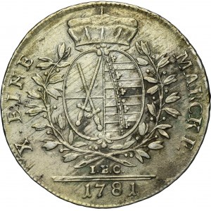 Germany, Electorate of Saxony, Friedrich August III, Thaler Dresden 1781 IEC