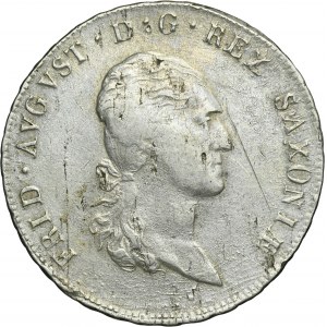 Germany, Kingdom of Saxony, Friedrich August I, 2/3 Thaler Dresden 1809 SGH