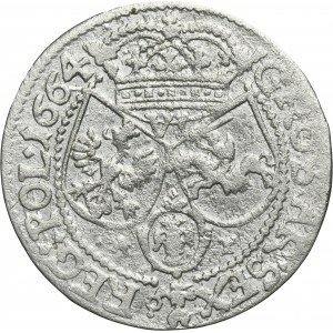 Johannes II. Kasimir, der Sechste Stand Krakau 1664 AT - RARE