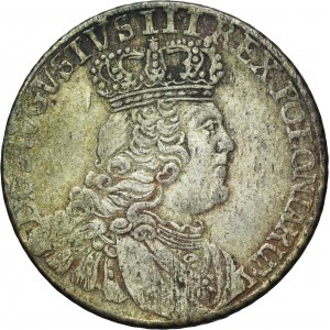Augustus III of Poland, 8 Groschen Leipzig 1753 - without EC