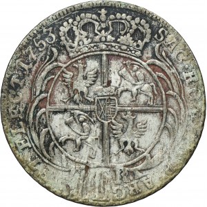 Augustus III of Poland, 8 Groschen Leipzig 1753 - without EC
