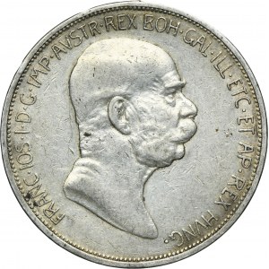 Austria, Franz Joseph I, 5 Corona Wien 1908