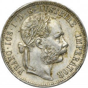 Austria, Franz Joseph I, 1 Florin Wien 1881