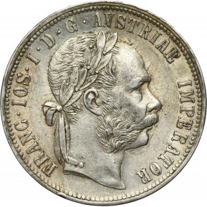 Austria, Franz Joseph I, 1 Florin Wien 1878