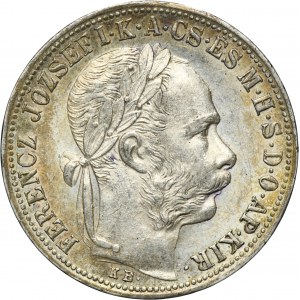 Hungary, Franz Joseph I, 1 Forint Kremnitz 1883 KB
