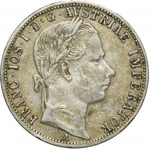 Austria, Franz Joseph I, 1 Floren Wien 1861 A