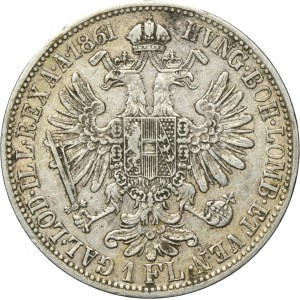 Austria, Franz Joseph I, 1 Floren Wien 1861 A