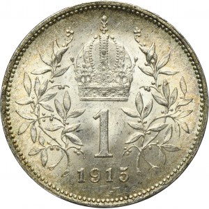 Austria, Franz Joseph I, 1 Corona Wien 1915
