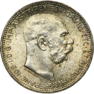 Austria, Franz Joseph I, 1 Corona Wien 1915