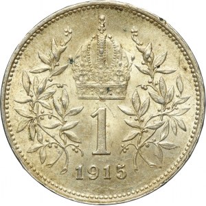 Austria, Franz Joseph I, 1 Corona Wien 1915