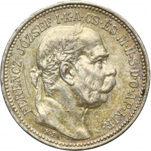 Hungary, Franz Josef I, 1 Corona Kremnitz 1915 KB