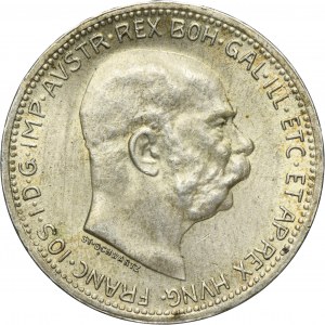 Austria, Franz Joseph I, 1 Corona Wien 1916