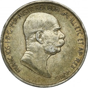 Austria, Franz Joseph I, 5 Corona Wien 1908