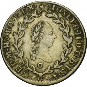 Austria, Joseph II, 20 Kreuzer Nagybánya 1785 G