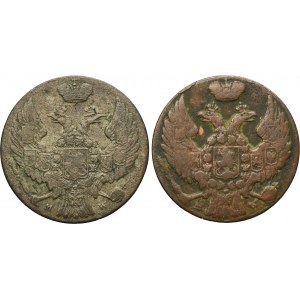 Lot, Kingdom of Poland, 1 Groschen and 10 Groschen (2 pcs.)