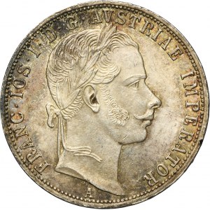 Austria, Franz Joseph I, 1 Floren Wien 1859 A