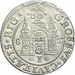 Stephen Bathory, Groschen Riga 1582 - LI