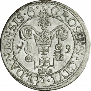 Stephen Batory, Groschen Danzig 1579