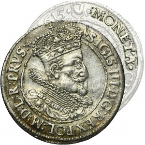 Sigismund III Vasa, 1/4 Thaler Danzig 1615 - UNLISTED, MONET•A