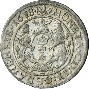 Sigismund III Vasa, 1/4 Thaler Danzig 1618