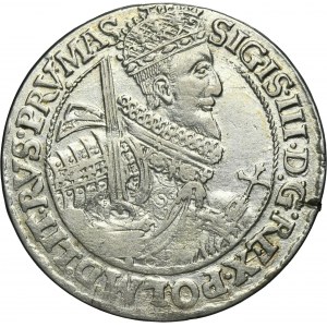 Sigismund III Vasa, 1/4 Thaler Bromberg 1621 - PRV MAS