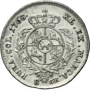 Poniatowski, 8 Groschen 1768 FS