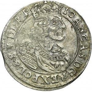 John II Casimir, 1/4 Thaler Bromberg 1663 AT